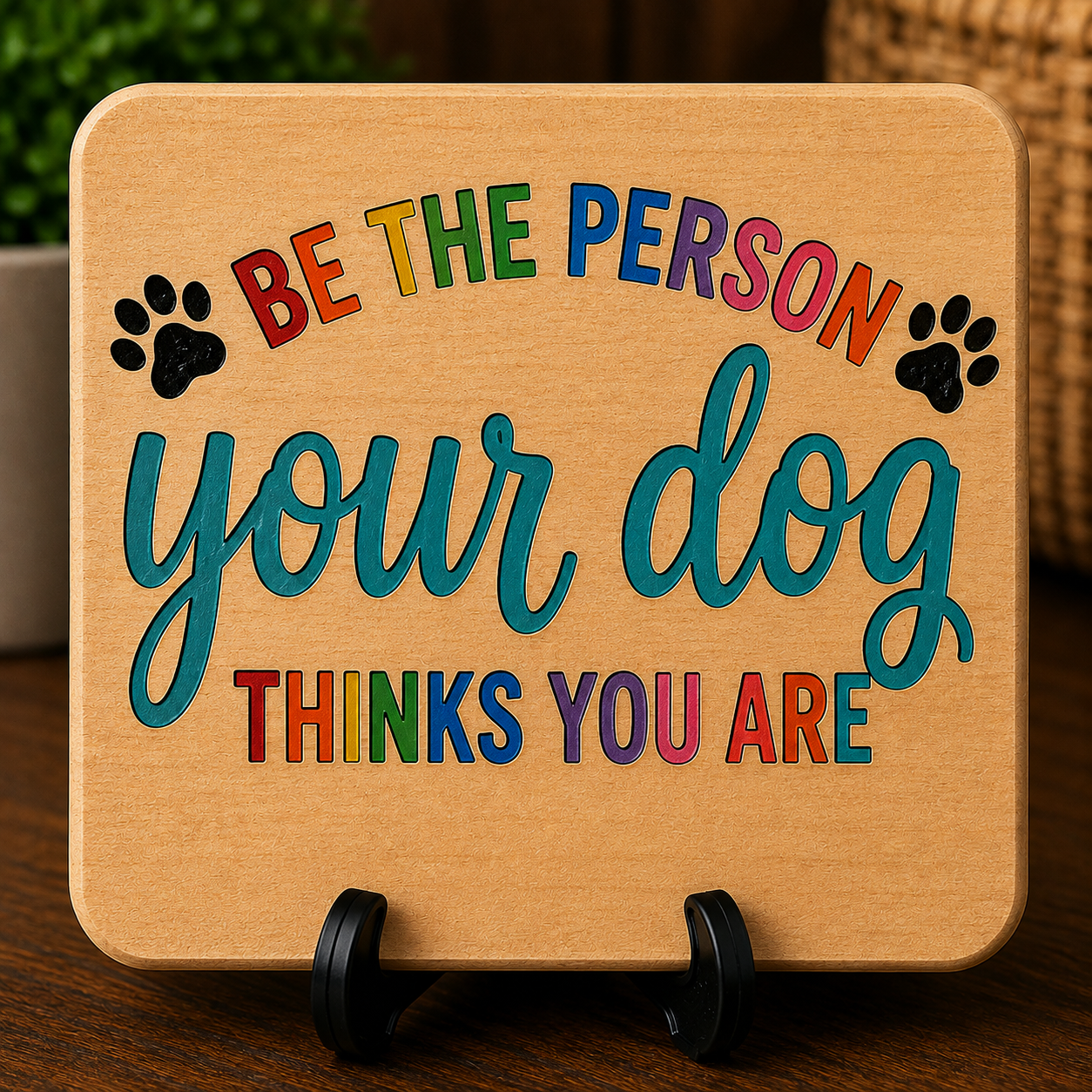 Mason Coasters – Hand-Painted Dog Lover Coasters