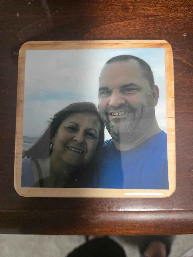 She Fought, She Won! — Personalized Breast Cancer Awareness Memory Coasters