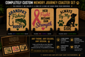 Your Memory Journey — Custom Coaster Set