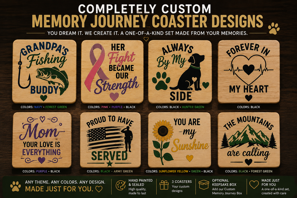 Your Memory Journey — Custom Coaster Set