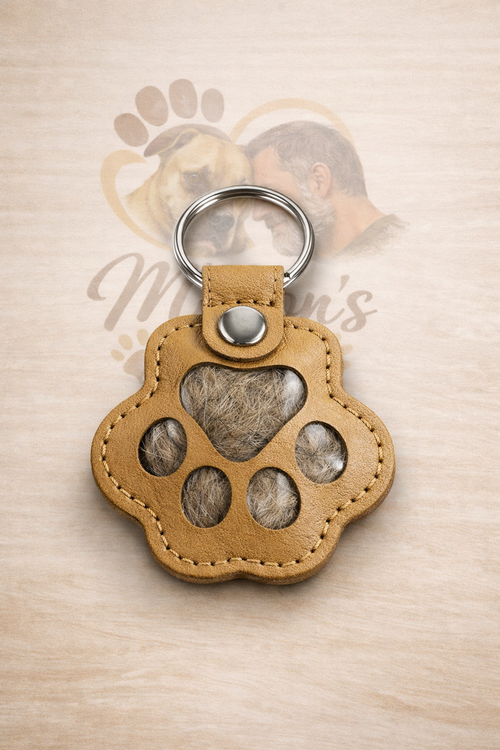 Pet Memorial Paw Keychain — Carry Them With You Always