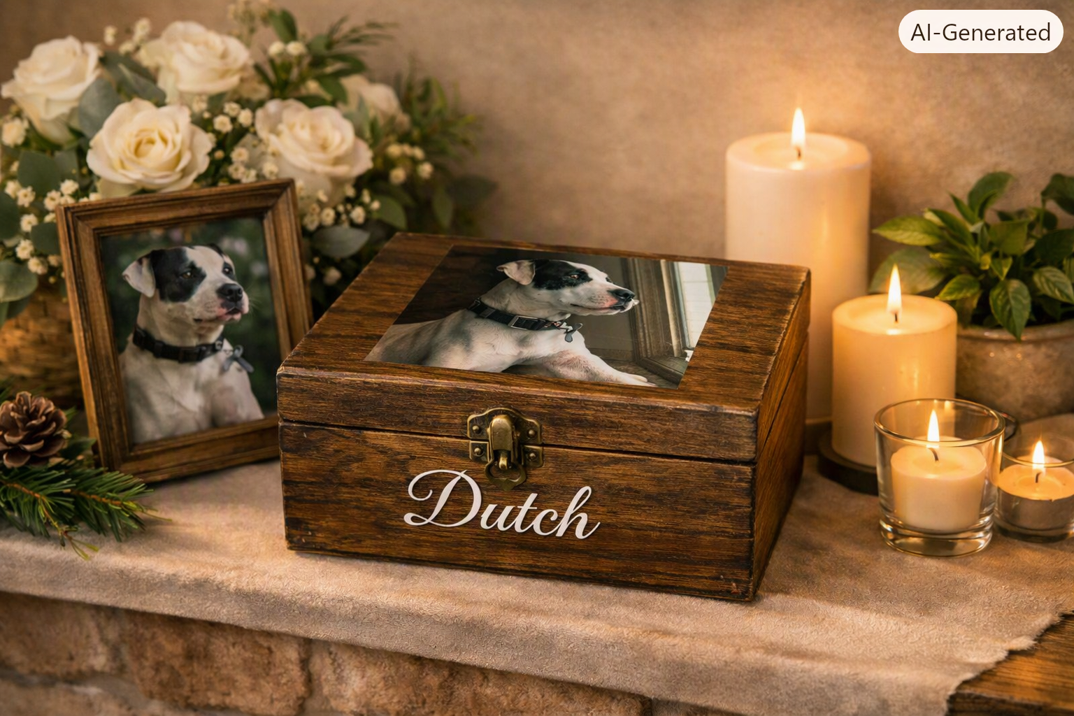 💙 The Dutch Box — Personalized Memorial Keepsake