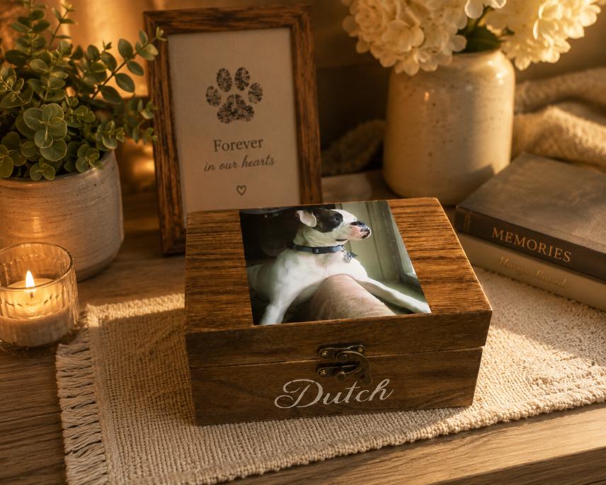 💙 The Dutch Box — Personalized Memorial Keepsake