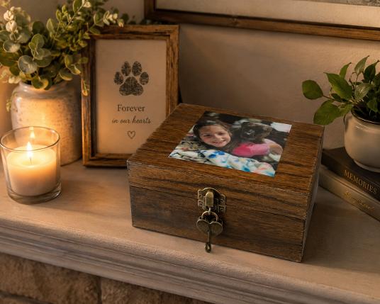 🐾 The Lucy Box — Custom Pet Memorial Keepsake