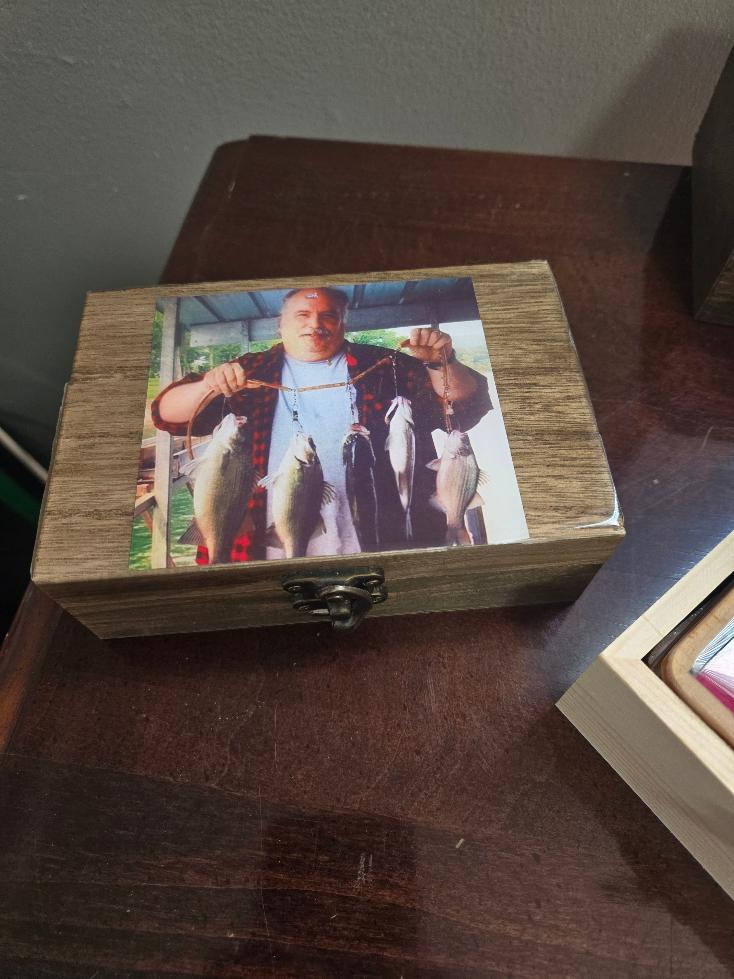 Personalized Shot Glass Keepsake Box