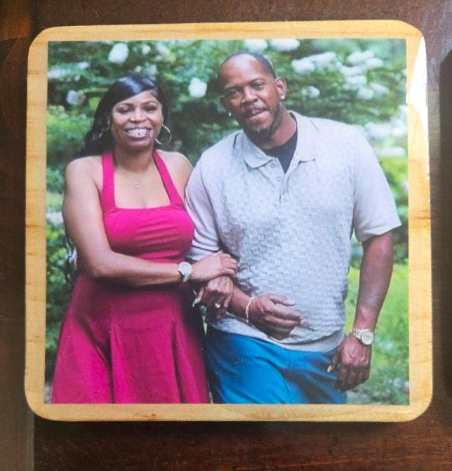 Personalized Wedding Memory Coasters – Hand-Painted 3-Piece Keepsake Set