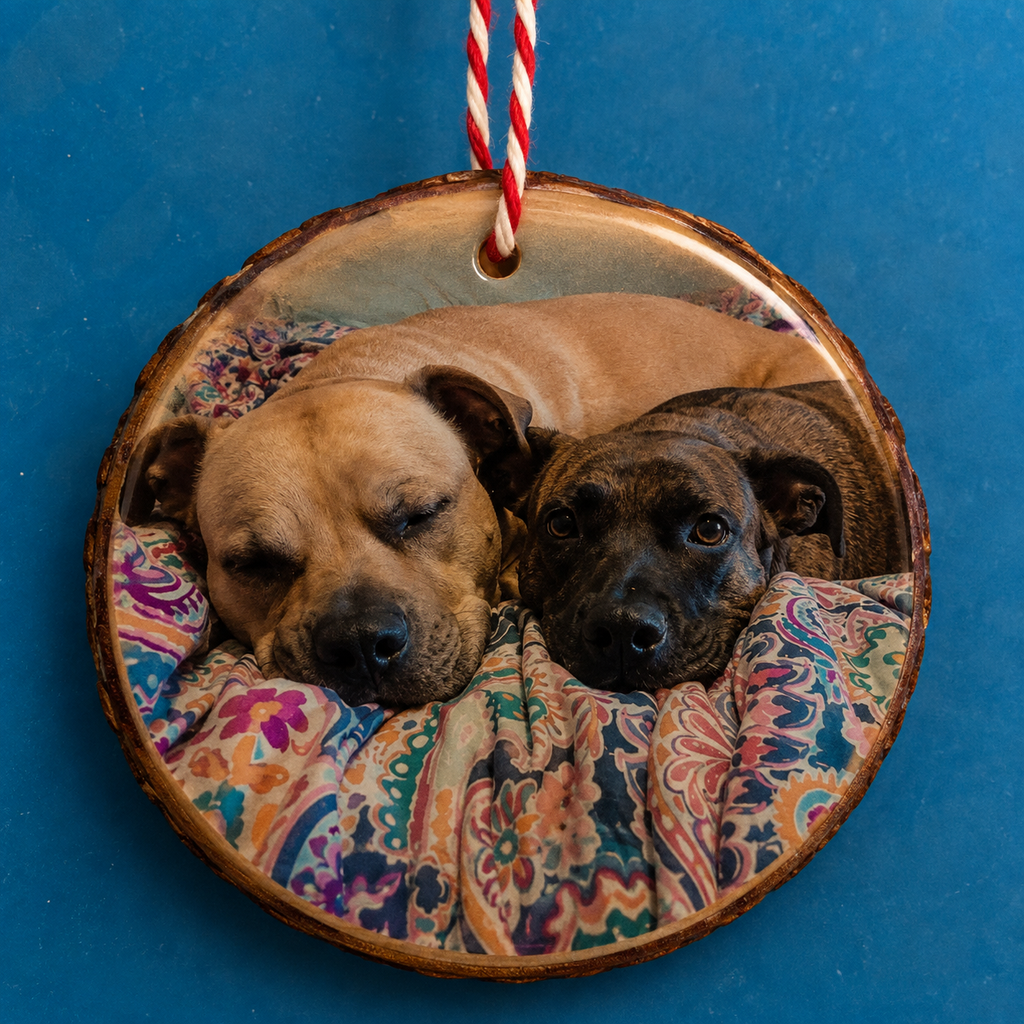 Personalized Memory Ornament — Your Photo, Your Memory ❤️🐾